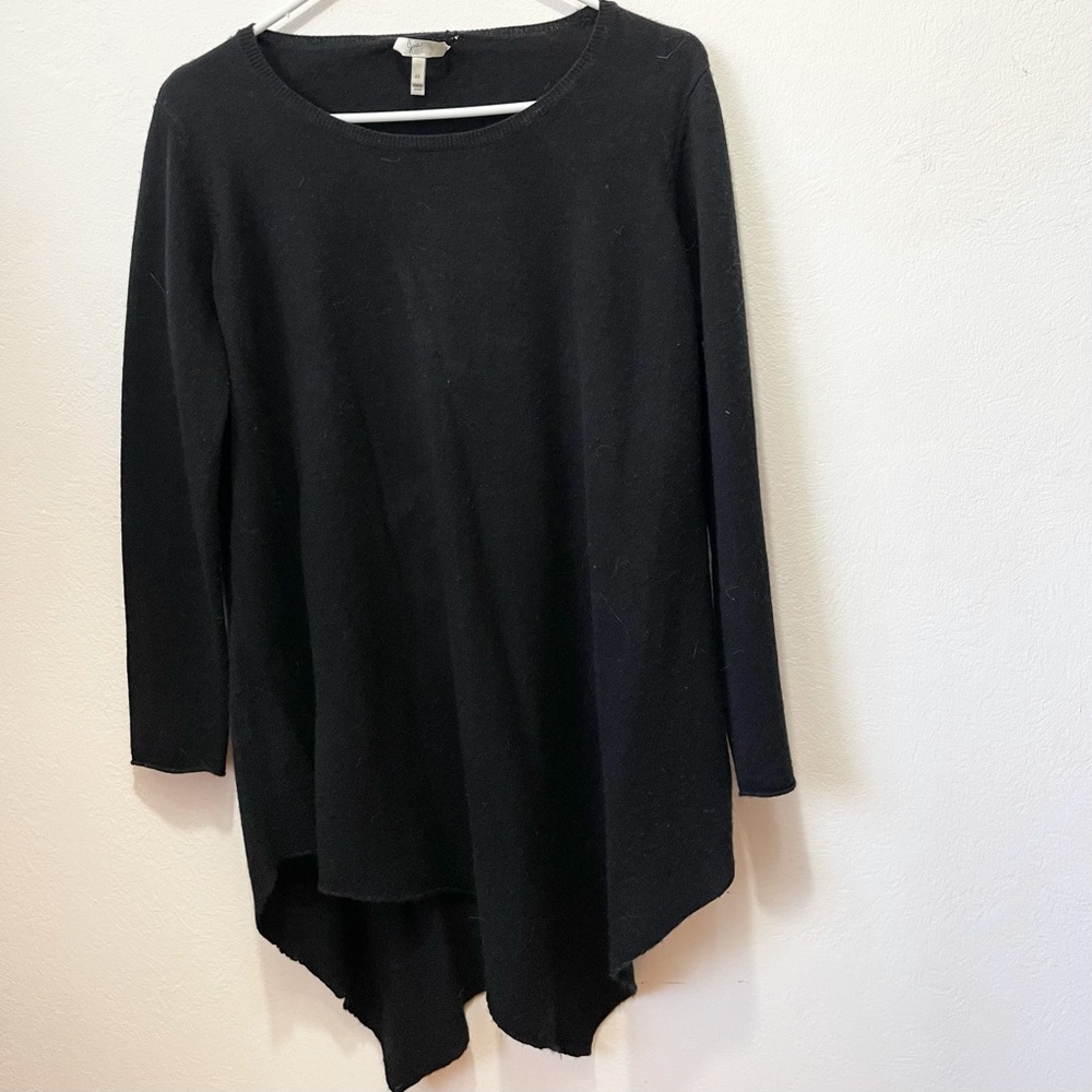 Joie black wool/cashmere tunic/sweater (flaw)